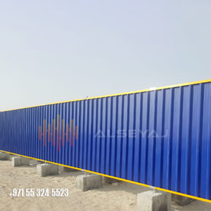 Corrugated fencing product
